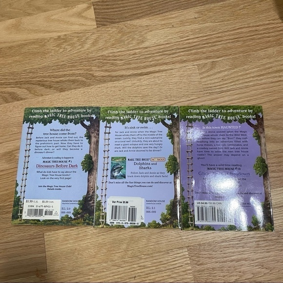 Magic Tree House Book Lot #1 9 10 Dolphins Kids Children’s Book Bundle - Picture 3 of 3